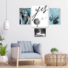 eJOYA Yes 4'lü Tablo Seti 89468