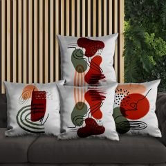 eJOYA Modern Tasarımlı 4'lü Yastık İçi Ve Kırlent Kılıfı 45cm 113707