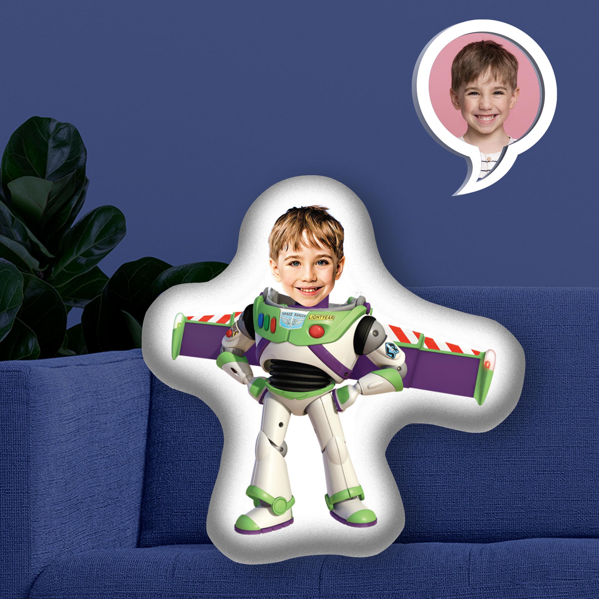 eJOYA Kişiye Özel Fotoğraflı Buzz Lightyear Yastık 115210