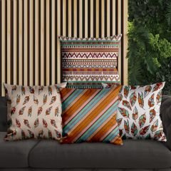 eJOYA Etnik Tasarımlı 4'lü Yastık İçi Ve Kırlent Kılıfı 45cm 113714