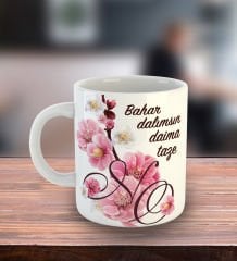 eJOYA Kişiye Özel Bahar Dalımsın Temalı Kupa Bardak 80725