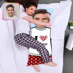 eJOYA Kişiye Özel Fotoğraflı Sarıl Bana Love Yastık 116199