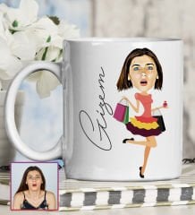eJOYA Kişiye Özel Karikatür Tasarım Kupa Bardak 95723