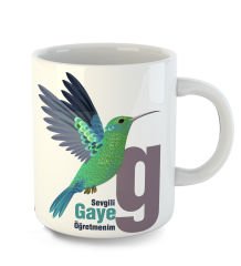eJOYA Kişiye Özel Sevgili Öğretmenim Temalı Kupa Bardak 80778