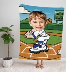 eJOYA Kişiye Fotoğraflı Sporcu Tasarım TV Battaniyesi 115956