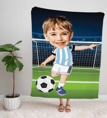 eJOYA Kişiye Fotoğraflı Sporcu Tasarım TV Battaniyesi 115958