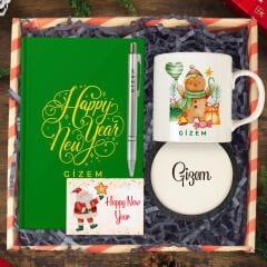 eJOYA Yeni Yıla Özel Defter Ve Kalem & Kupa & Bardak Altlığı & Hediye Kutusu 114438