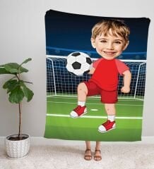 eJOYA Kişiye Fotoğraflı Sporcu Tasarım TV Battaniyesi 115961