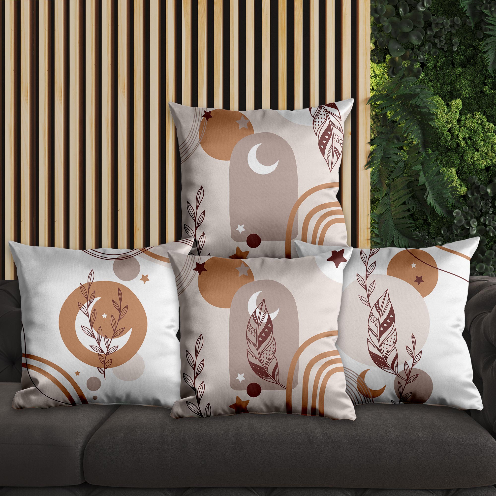 eJOYA Modern Tasarımlı 4'lü Yastık İçi Ve Kırlent Kılıfı 45cm 113739
