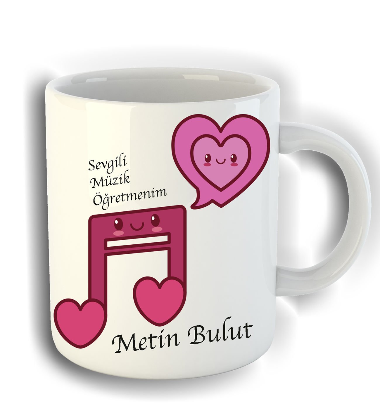 eJOYA Kişiye Özel Müzik Öğretmenleri için Kupa Bardak 80789