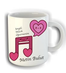 eJOYA Kişiye Özel Müzik Öğretmenleri için Kupa Bardak 80789