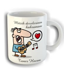 eJOYA Kişiye Özel Müzik Öğretmenleri için Kupa Bardak 80790