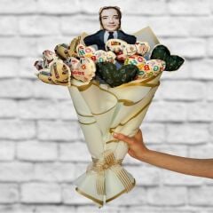 eJOYA Kişiye Özel Kumaş Canım Öğretmenim Bebek Buketi 116213