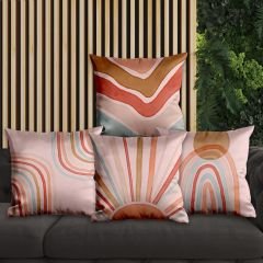 eJOYA Modern Tasarımlı 4'lü Yastık İçi Ve Kırlent Kılıfı 45cm 113744