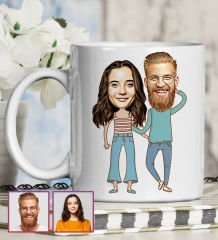 eJOYA Kişiye Özel Karikatür Tasarım Kupa Bardak 95745