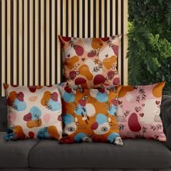 eJOYA Modern Tasarımlı 4'lü Yastık İçi Ve Kırlent Kılıfı 45cm 113745