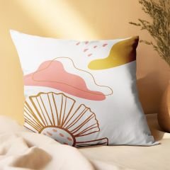 eJOYA Çiçek Tasarımlı 4'lü Yastık İçi Ve Kırlent Kılıfı 45cm 113758