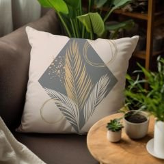 eJOYA Çiçek Tasarımlı 4'lü Yastık İçi Ve Kırlent Kılıfı 45cm 113759