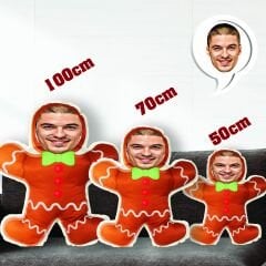 eJOYA Kişiye Özel Fotoğraflı Yeni Yıl Kurabiyesi Peluş Yastık 116228