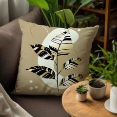 eJOYA Çiçek Tasarımlı 4'lü Yastık İçi Ve Kırlent Kılıfı 45cm 113771