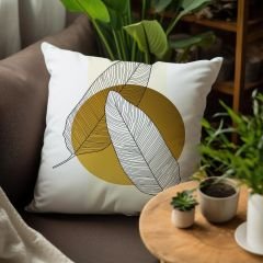 eJOYA Çiçek Tasarımlı 4'lü Yastık İçi Ve Kırlent Kılıfı 45cm 113775