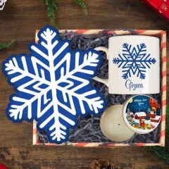 eJOYA Kişiye Özel Kupa Bardak & Kartanesi Yastık & Yılbaşı Mumu Yeni Yıl Hediye Kutusu 116232