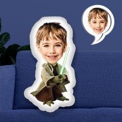eJOYA Kişiye Özel Fotoğraflı Bilge Yoda Yastık 115244