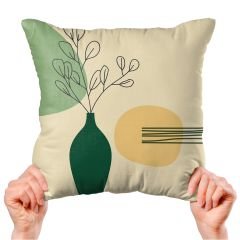 eJOYA Çiçek Tasarımlı 4'lü Yastık İçi Ve Kırlent Kılıfı 45cm 113780