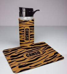 eJOYA Kişiye Özel Kamuflaj Tasarım Cam Matara Ve Mousepad Ofis Hediye Seti 94376