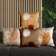 eJOYA Modern Tasarımlı 4'lü Yastık İçi Ve Kırlent Kılıfı 45cm 113782