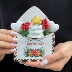 eJOYA Kişiye Özel Kupa Bardak & Baston Şeker Yastık & Yılbaşı Mektup Aranjmanı Yeni Yıl Hediye Kutusu 116243