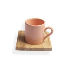 eJOYA Ahşap Kutusunda Kişiye Özel Harfli Türk Kahvesi Fincanı Mum Kolonya ve Melek Biblo Hediye Seti 116015