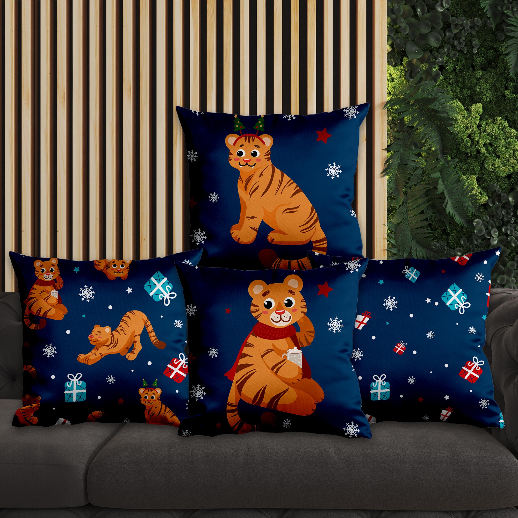 eJOYA Çocuk Odası İçin 4'lü Yastık İçi Ve Kırlent Kılıfı 45cm 113790