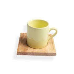 eJOYA Ahşap Kutusunda Kişiye Özel Harfli Türk Kahvesi Fincanı Mum Kolonya ve Melek Biblo Hediye Seti 116016