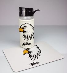 eJOYA Kişiye Özel Tasarım Cam Matara Ve Mousepad Ofis Hediye Seti 94386