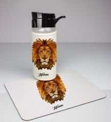 eJOYA Kişiye Özel Tasarım Cam Matara Ve Mousepad Ofis Hediye Seti 94387