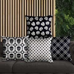 eJOYA Çizgisel Tasarımlı 4'lü Yastık İçi Ve Kırlent Kılıfı 45cm 113793