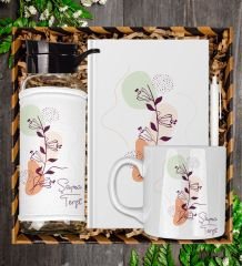 eJOYA Kişiye Özel Tasarım Defter Kalem Matara Ve Kupa Hediye Seti 104779