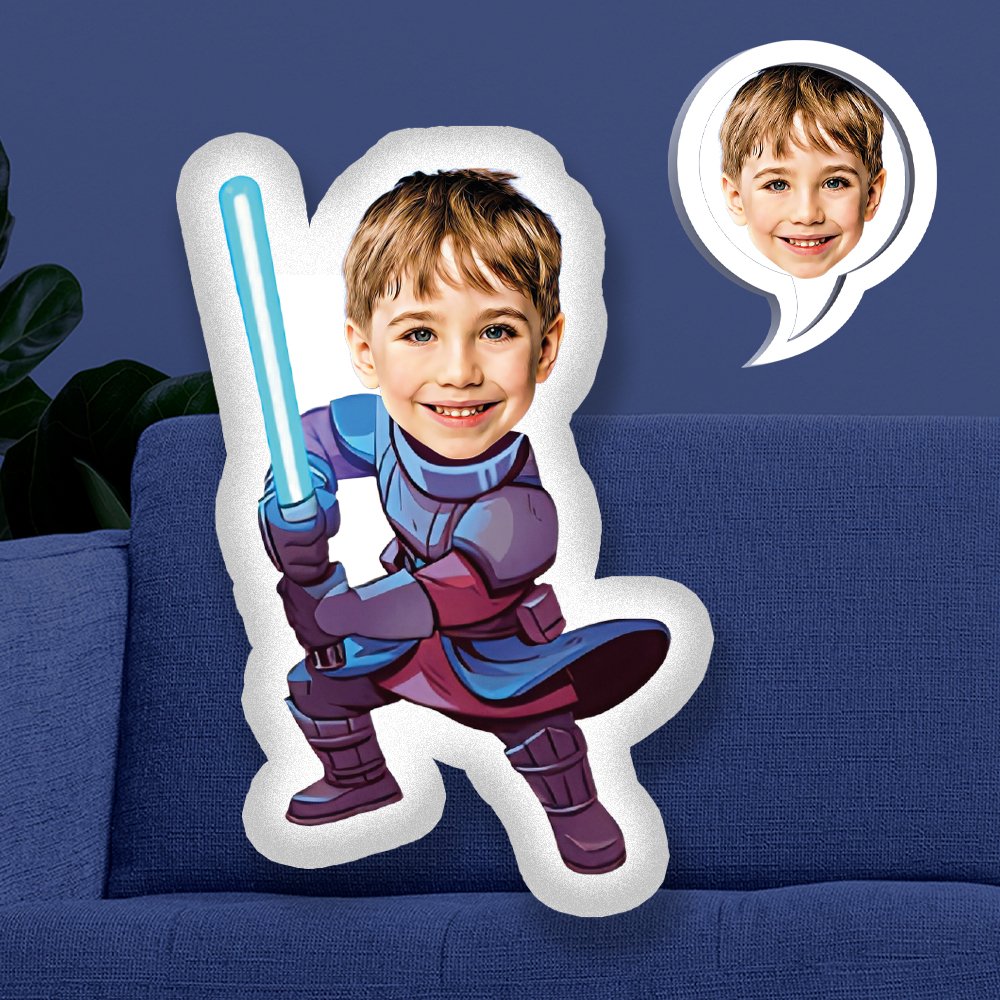 eJOYA Kişiye Özel Fotoğraflı Çizgi Karakter Yastık 115249