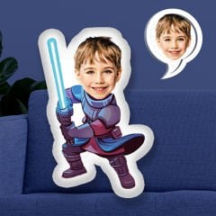 eJOYA Kişiye Özel Fotoğraflı Çizgi Karakter Yastık 115249