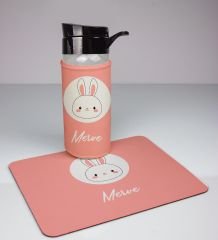 eJOYA Kişiye Özel Tasarım Cam Matara Ve Mousepad Ofis Hediye Seti 94393