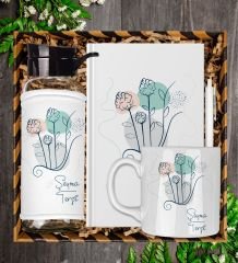 eJOYA Kişiye Özel Tasarım Defter Kalem Matara Ve Kupa Hediye Seti 104784