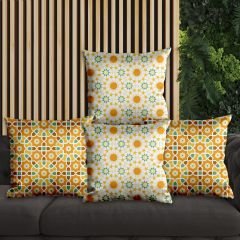 eJOYA Geleneksel Mandala Tasarımlı 4'lü Yastık İçi Ve Kırlent Kılıfı 45cm 113799