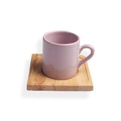 eJOYA Ahşap Kutusunda Kişiye Özel Harfli Türk Kahvesi Fincanı Mum Kolonya ve Melek Biblo Hediye Seti 116025