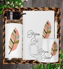 eJOYA Kişiye Özel Tasarım Defter Kalem Matara Ve Kupa Hediye Seti 104787
