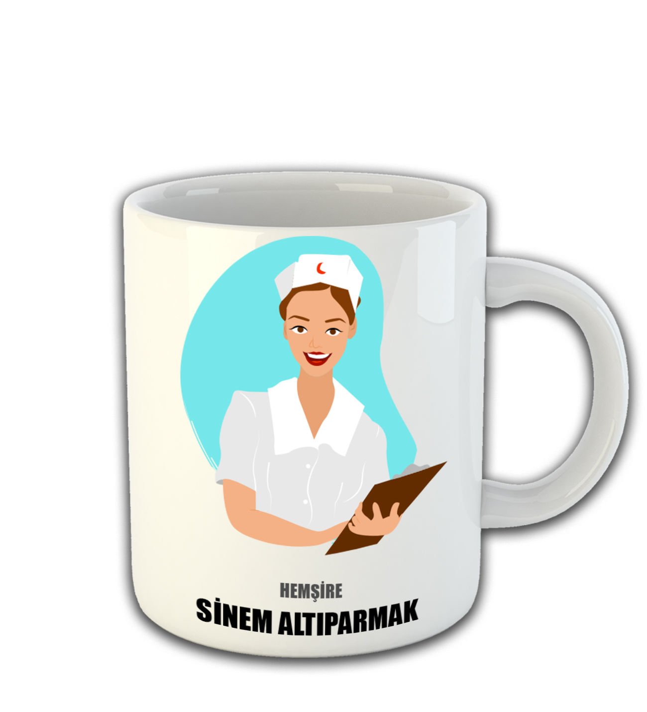 eJOYA Kişiye Özel Hemşire Temalı Kupa Bardak 81465