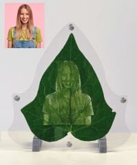 eJOYA Doğal Yaprak Üstüne Kişiye Özel Portre Fotoğraf 116247