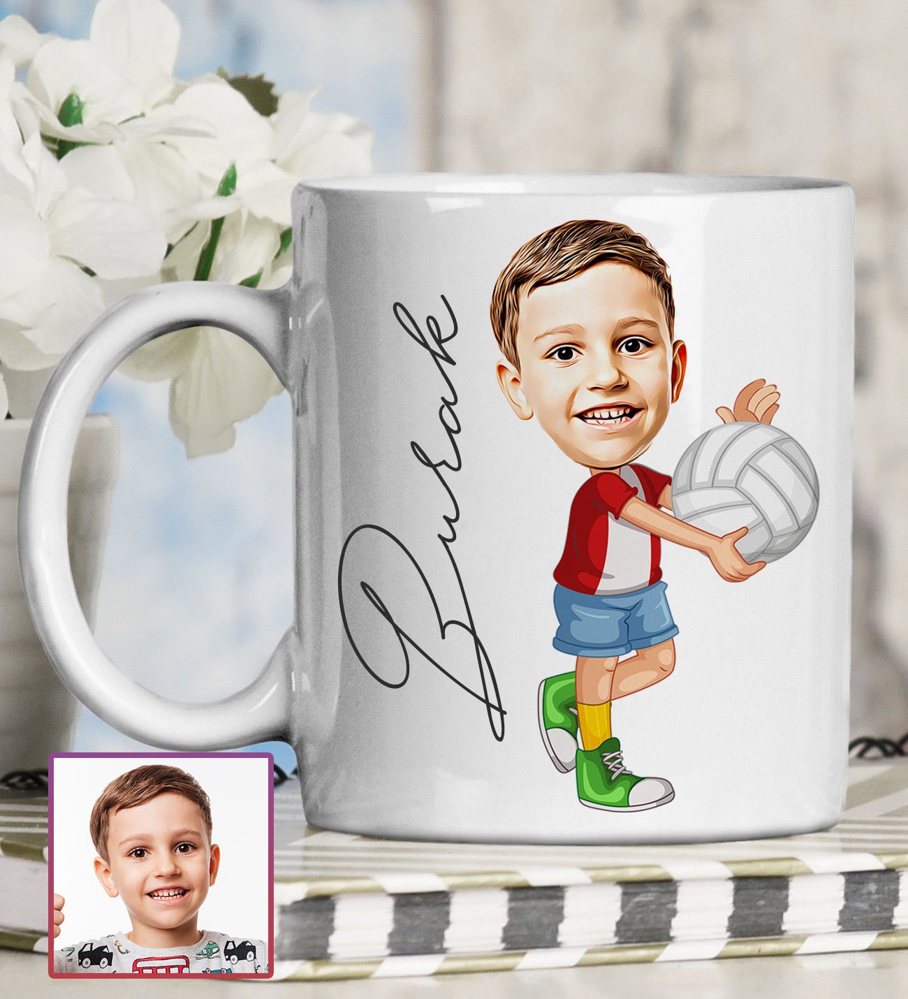 eJOYA Kişiye Özel Karikatür Tasarım Kupa Bardak 95805