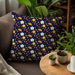 eJOYA Çiçek Tasarımlı 4'lü Yastık İçi Ve Kırlent Kılıfı 45cm 113805