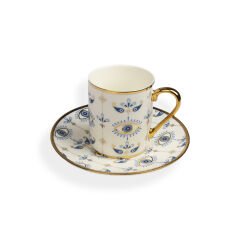 eJOYA Ahşap Kutusunda Türk Kahvesi Fincanı Kişiye Özel Mum Kolonya ve Melek Biblo Hediye Seti 116031